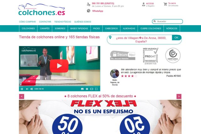 Gestión de campaña SEM en adwords para venta de colchones