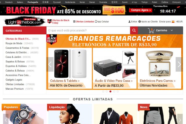 Campaña en Google para publicidad de productos de Light in the Box