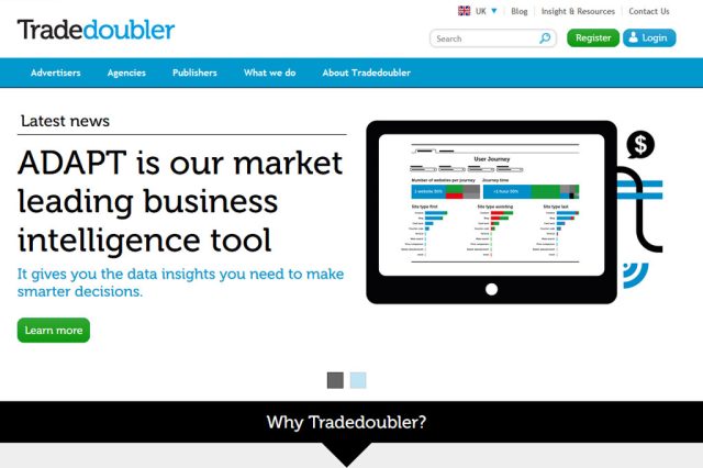 Plataforma de afiliacion para marketing online: tradedoubler