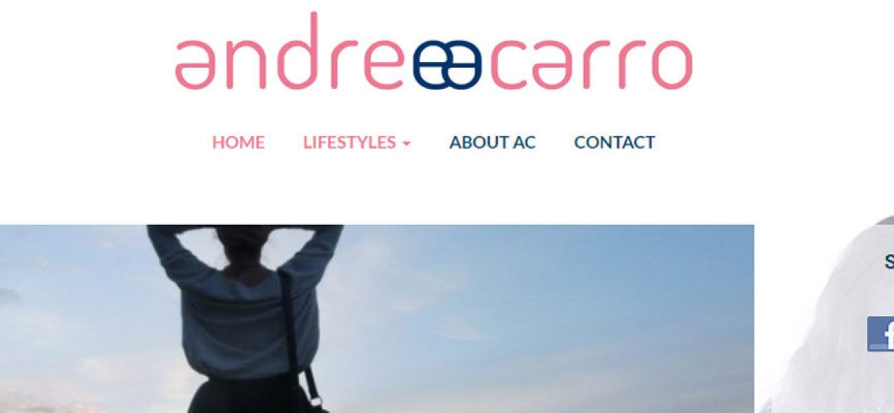 Creación de web para Andrea Carro – Blog de moda