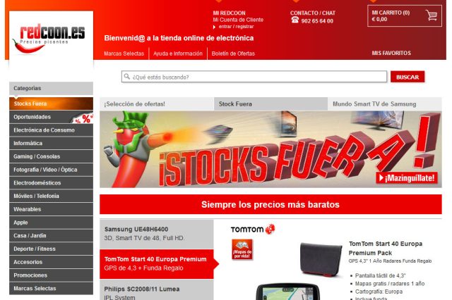 Campaña SEM mediante banners y display con Google Adwords para Redcoon