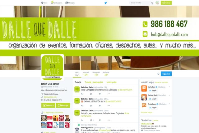 Configuración de Twitter