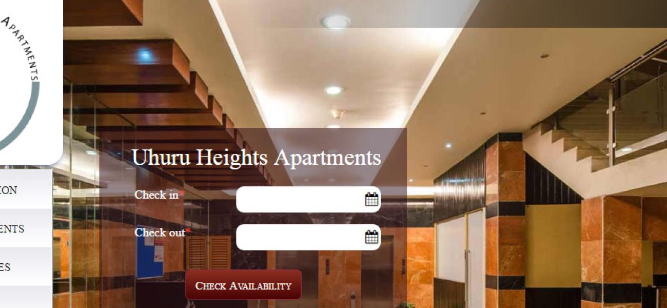 Presentación de la web Uhuru Heights Apartments