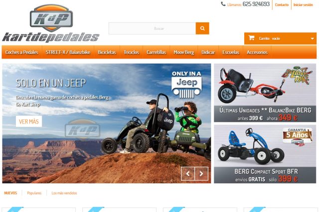 Creación, montaje y programación de tienda online para venta directa a través de la web