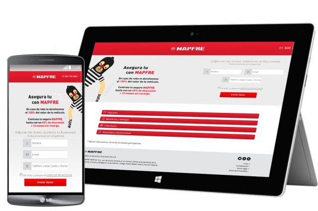 Campaña SEM de captación de leads en dispositivos móviles
