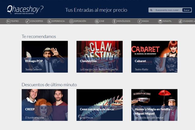 Campaña de SEM para venta de entradas a espectáculos