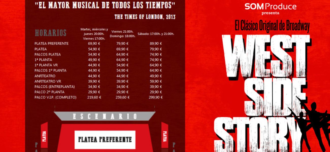 Nueva campaña SEM: West Side Story, un éxito de la mano de SOM Produce